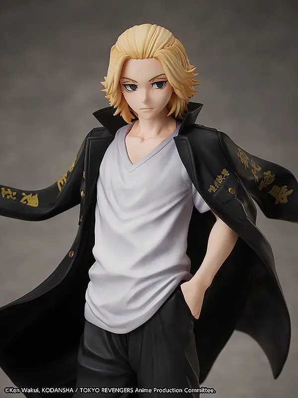 Tokyo Revengers 1/8 Manjiro Sano PVC szobor figura és gyűrű (13-as méret) csomag 21 cm termékfotó