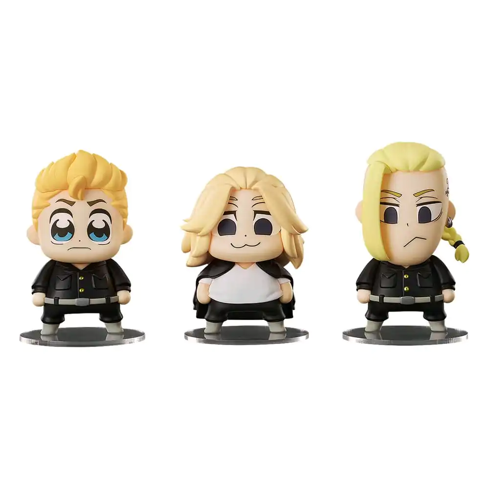 Tokyo Revengers Chibi figurák Takemichi Hanagaki, Manjiro Sano, Ken Ryuguji Bkub Ver. 7 cm termékfotó