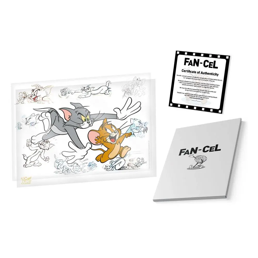 Tom &amp; Jerry Art Print Limitált kiadás Fan-Cel 36 x 28 cm termékfotó