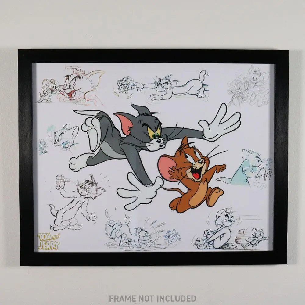 Tom &amp; Jerry Art Print Limitált kiadás Fan-Cel 36 x 28 cm termékfotó
