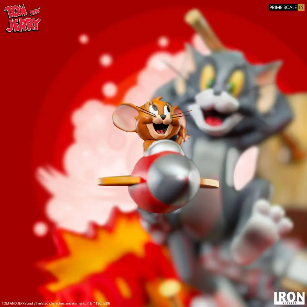 Tom &amp; Jerry Prime Sacale 1/3 Tom &amp; Jerry szobor figura 21 cm termékfotó