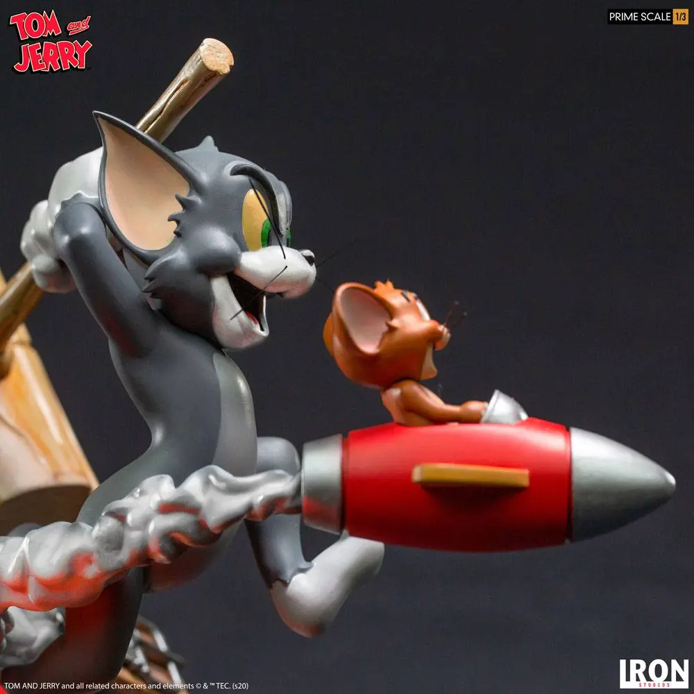 Tom &amp; Jerry Prime Sacale 1/3 Tom &amp; Jerry szobor figura 21 cm termékfotó