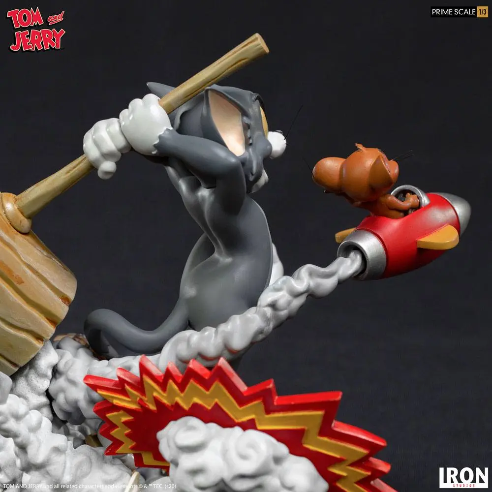 Tom &amp; Jerry Prime Sacale 1/3 Tom &amp; Jerry szobor figura 21 cm termékfotó