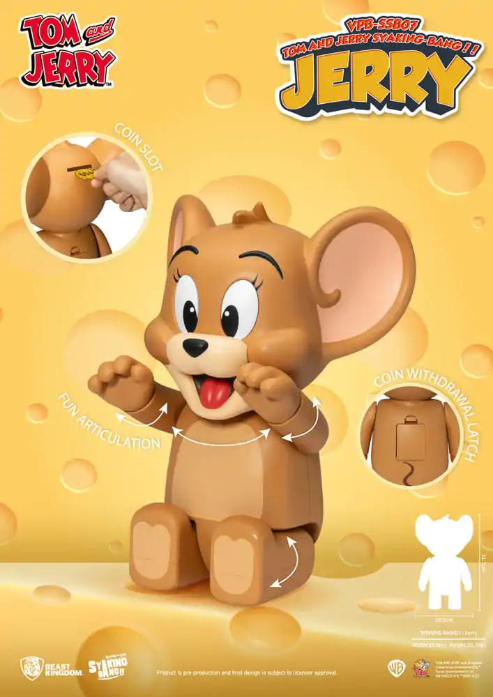 Tom & Jerry Syaking Bang Jerry PVC figura 30 cm termékfotó