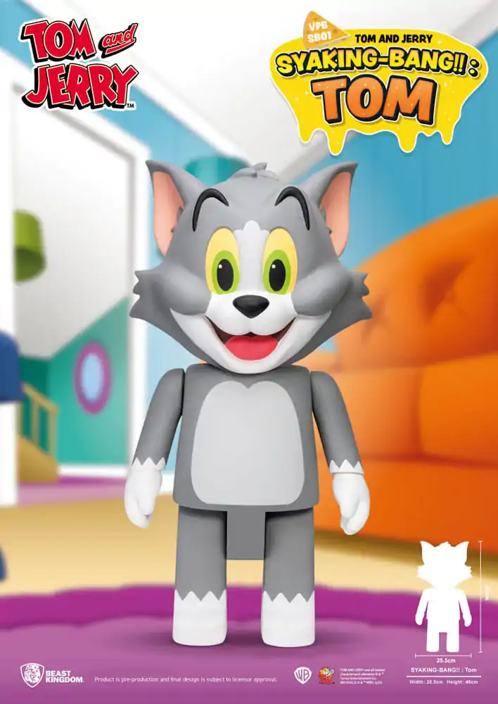 Tom &amp; Jerry Tom Syaking Bank Vinyl persely 48 cm termékfotó