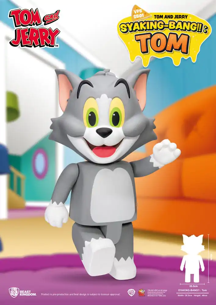 Tom &amp; Jerry Tom Syaking Bank Vinyl persely 48 cm termékfotó