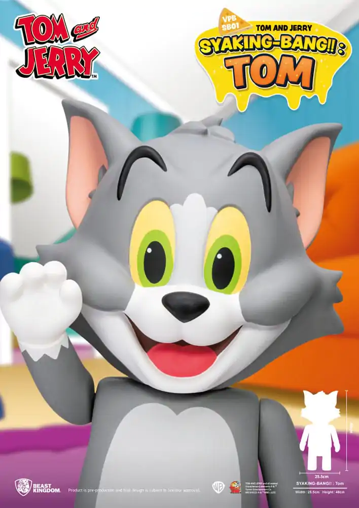 Tom &amp; Jerry Tom Syaking Bank Vinyl persely 48 cm termékfotó