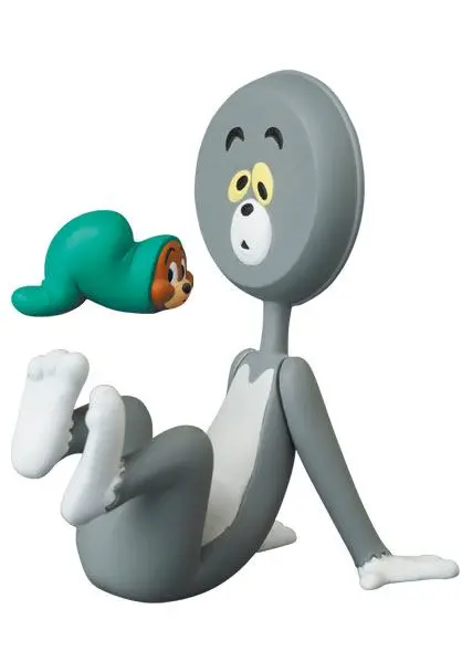 Tom &amp; Jerry UDF Series 3 Tom (Head In The Shape Of The Pan) &amp; Jerry (In The Vinyl Hose) Mini figura 4 - 9 cm termékfotó