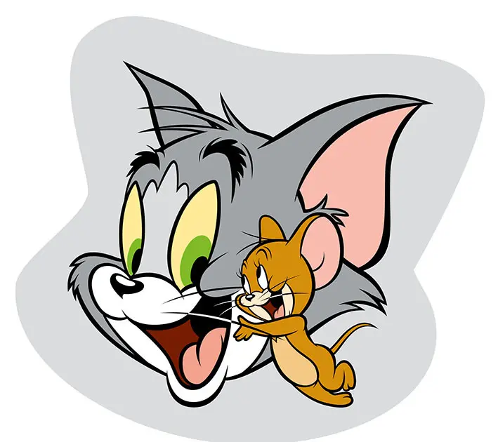 Tom és Jerry formapárna, díszpárna 32*32 cm termékfotó