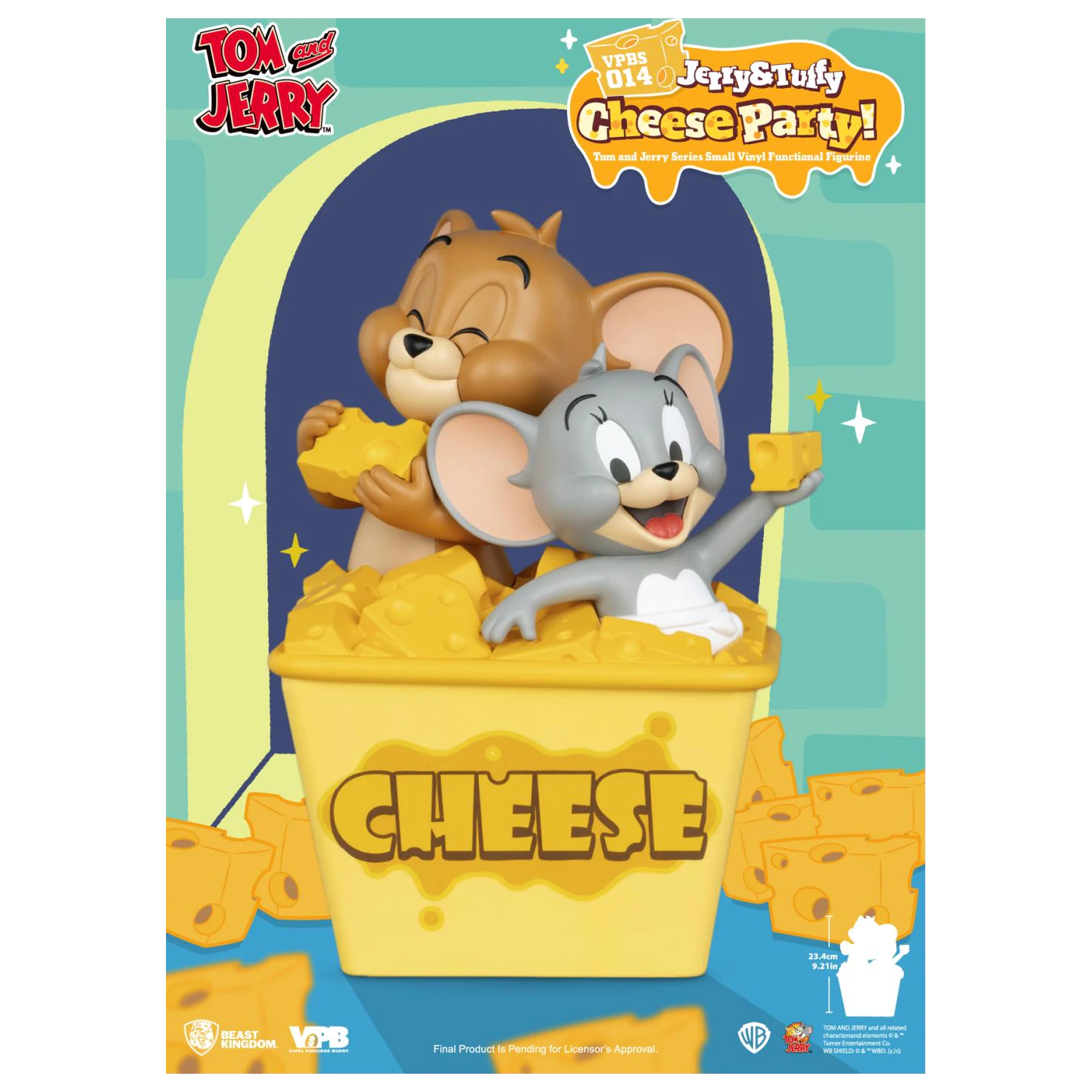 Tom & Jerry "Jerry & Tuffy Cheese Party" persely 23.4 cm termékfotó