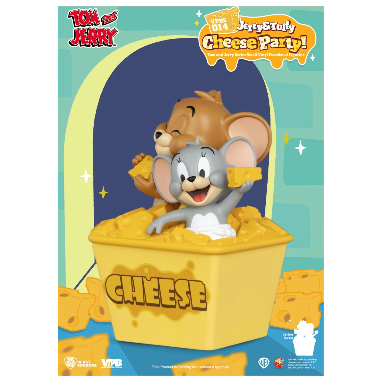 Tom & Jerry "Jerry & Tuffy Cheese Party" persely 23.4 cm termékfotó