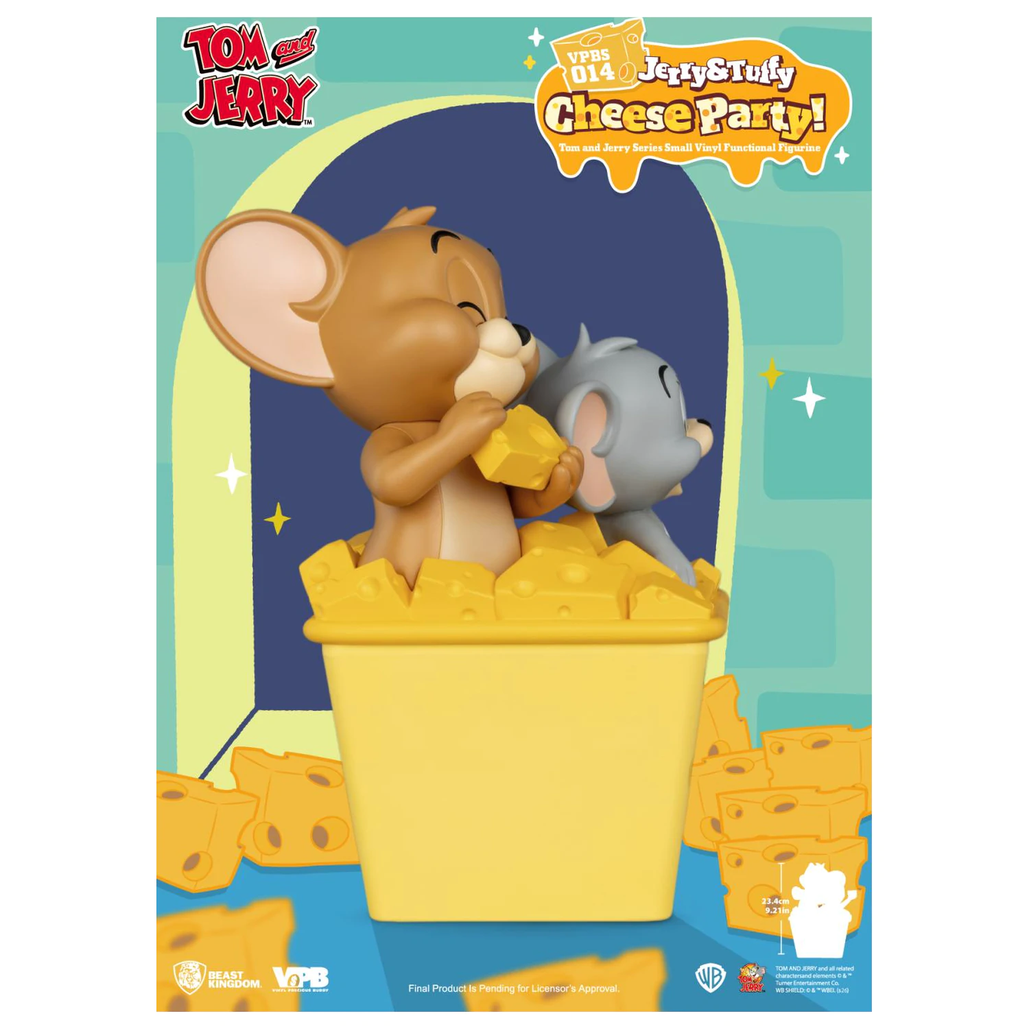 Tom & Jerry "Jerry & Tuffy Cheese Party" persely 23.4 cm termékfotó