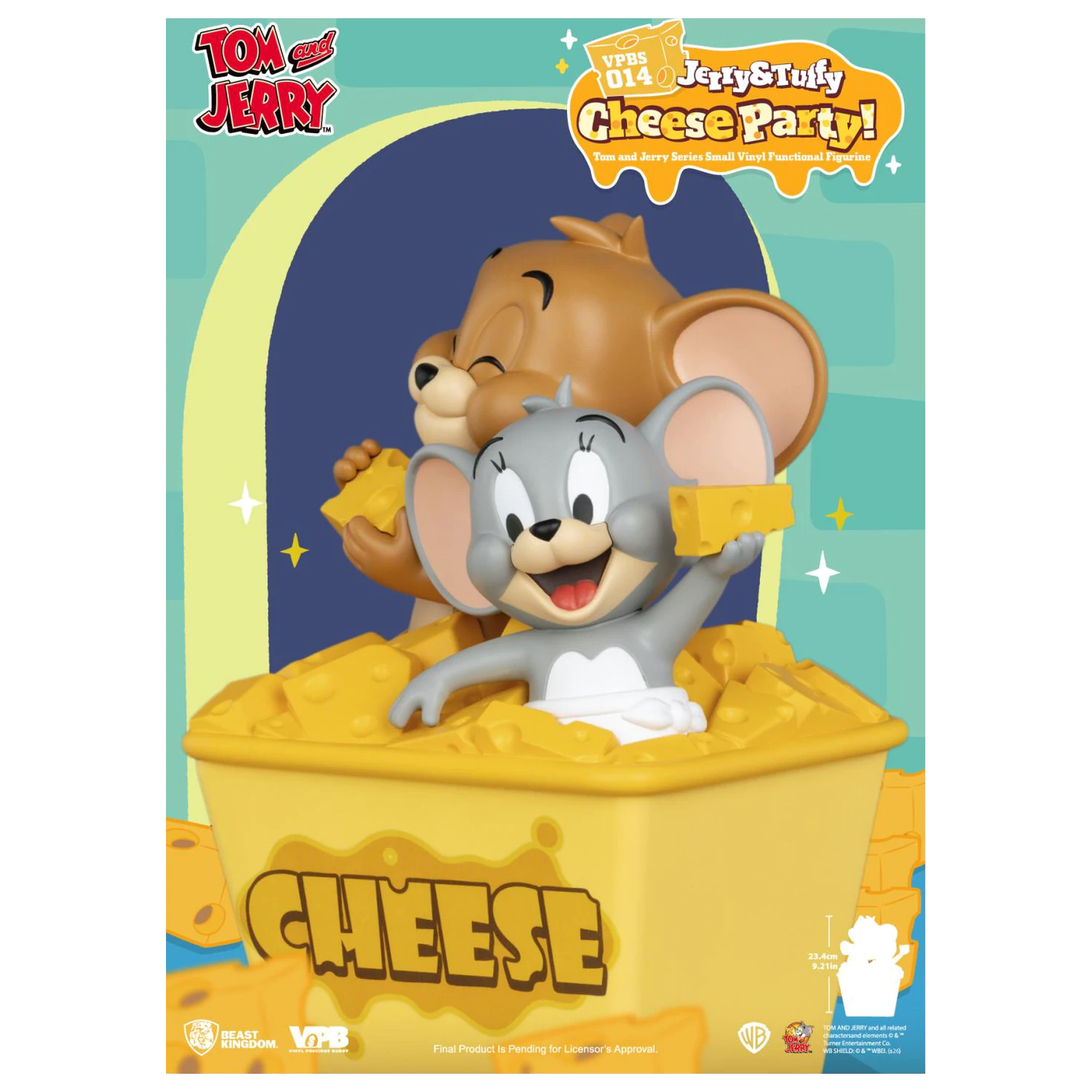 Tom & Jerry "Jerry & Tuffy Cheese Party" persely 23.4 cm termékfotó