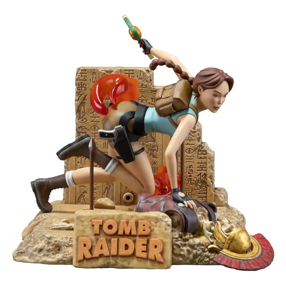 Tomb Raider 1996 Lara Croft Classic Era PVC szobor figura 17 cm termékfotó