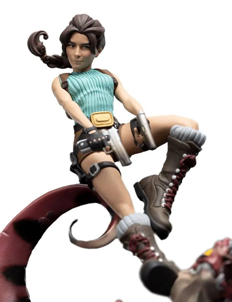 Tomb Raider Mini Epics Vinyl figura Lara Croft & Raptor 24 cm termékfotó