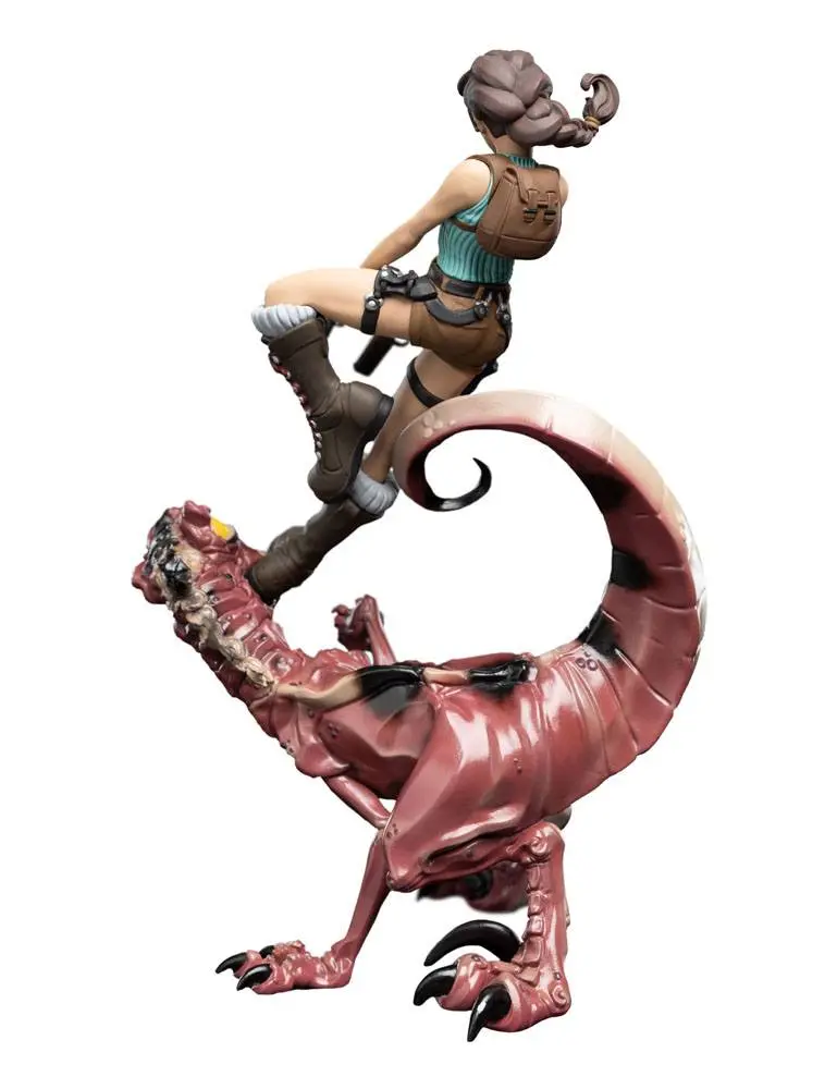 Tomb Raider Mini Epics Vinyl figura Lara Croft & Raptor 24 cm termékfotó