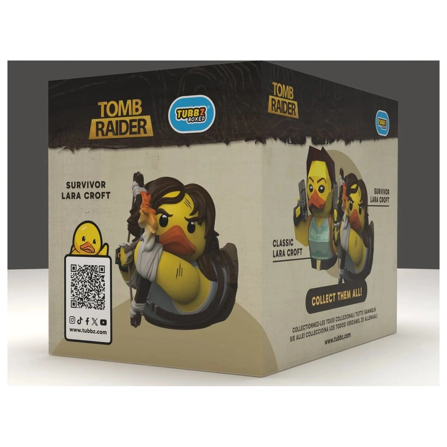 Tomb Raider Tubbz PVC figura Lara Croft (Survivor) Boxed Edition 10 cm  termékfotó