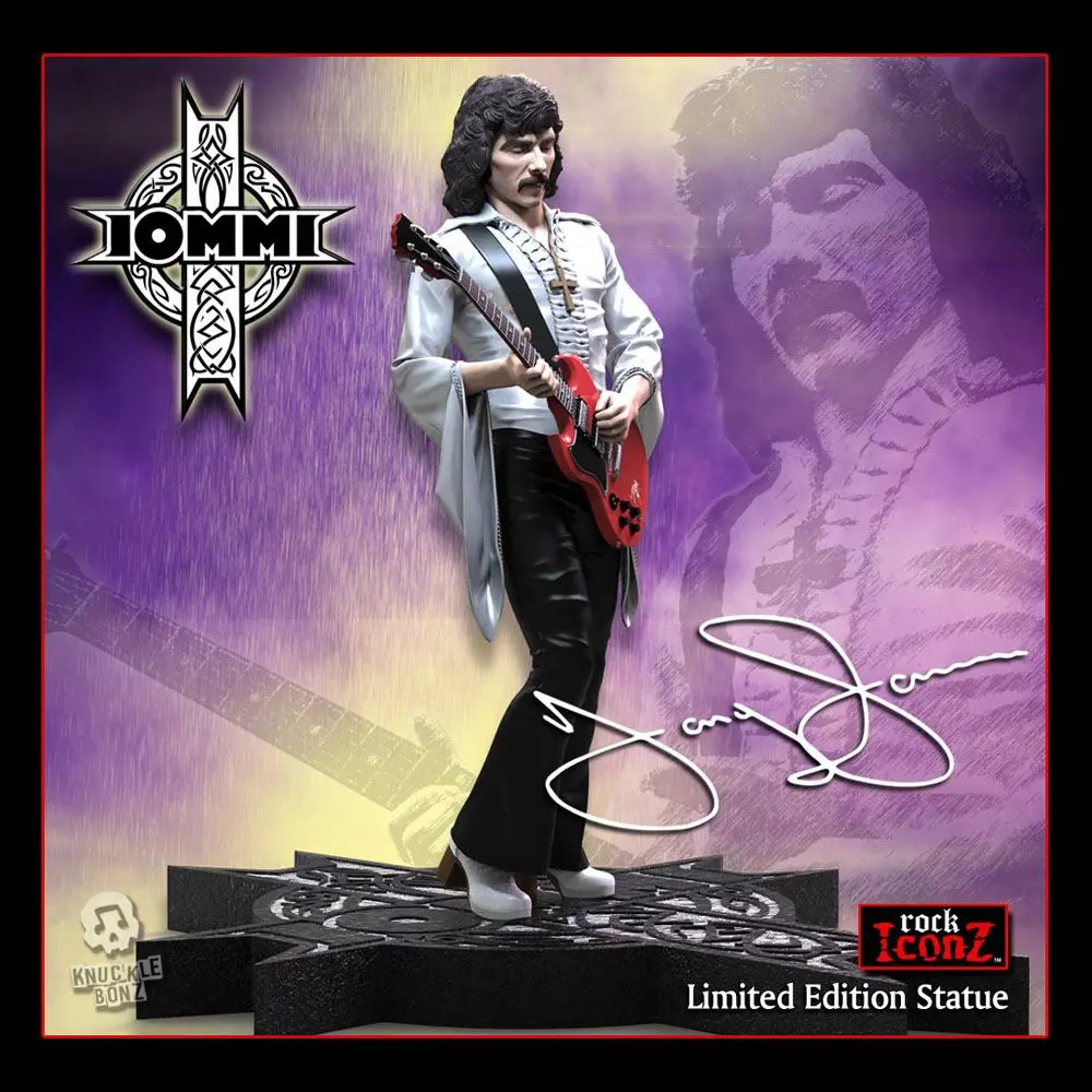 Tony Iommi Rock Iconz 1/9 Limitált kiadás szobor figura 22 cm termékfotó