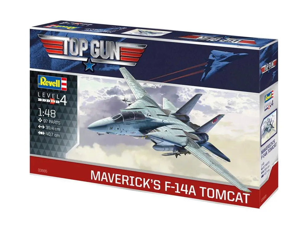 Top Gun 1/48 Maverick´s F-14A Tomcat modell készlet 40 cm termékfotó