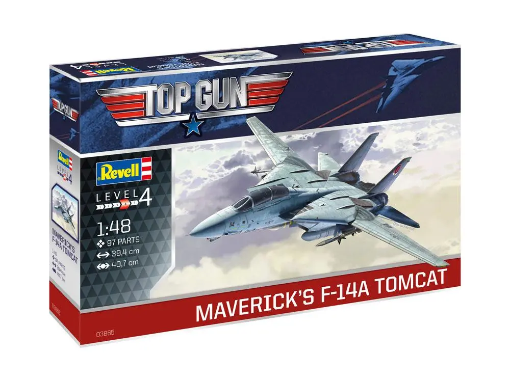 Top Gun 1/48 Maverick´s F-14A Tomcat modell készlet 40 cm termékfotó