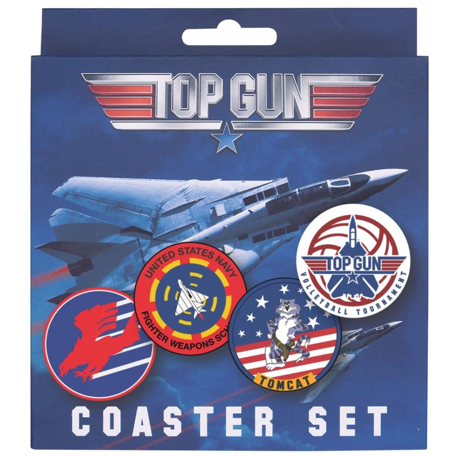 Top Gun 4 db-os poháralátét csomag termékfotó