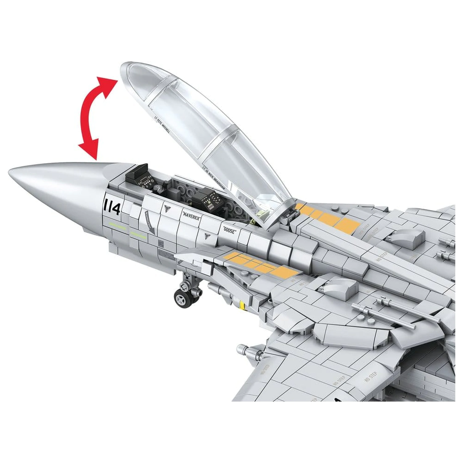 Top Gun Brick System Maverick's F-14A Tomcat építőkészlet csomag  termékfotó