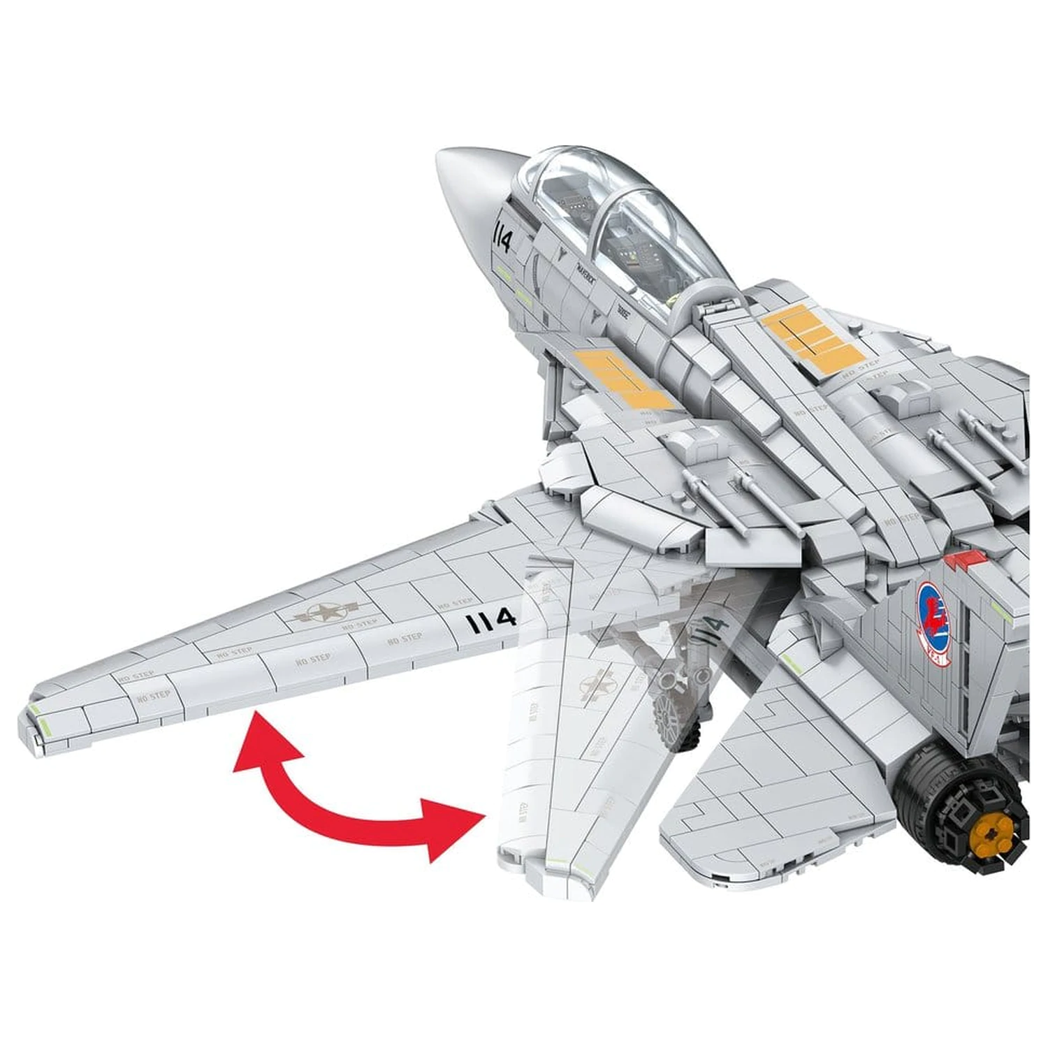 Top Gun Brick System Maverick's F-14A Tomcat építőkészlet csomag  termékfotó