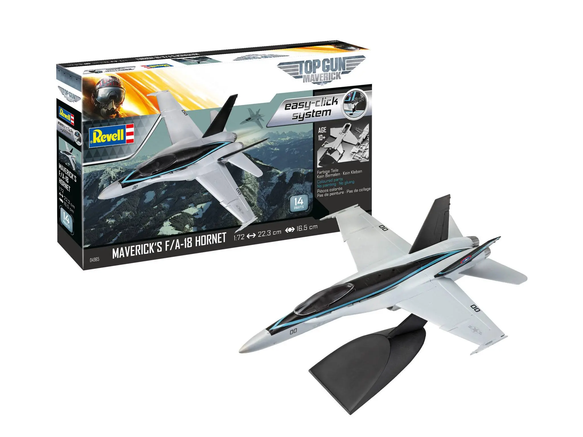 Top Gun Easy-Click modell készlet 1/72 Maverick's F/A-18 Hornet 22 cm termékfotó