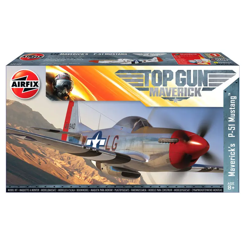 Top Gun Maverick s P-51D Mustang modell készlet termékfotó
