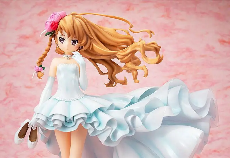 Toradora 1/7 Taiga Aisaka: Wedding Dress Ver. PVC szobor figura 21 cm termékfotó