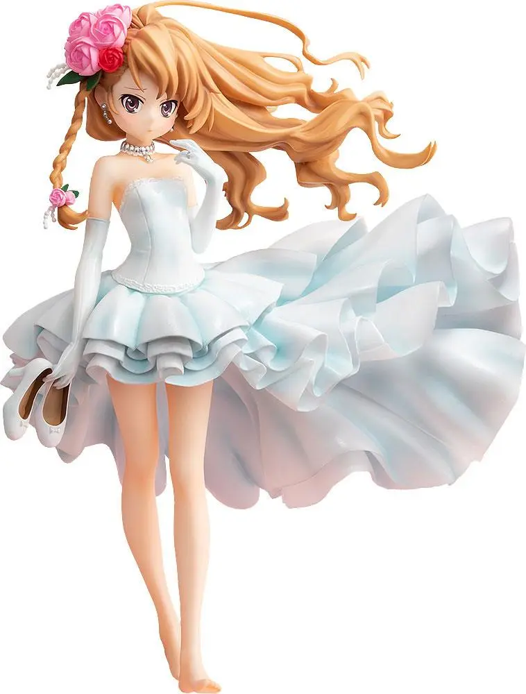 Toradora 1/7 Taiga Aisaka: Wedding Dress Ver. PVC szobor figura 21 cm termékfotó