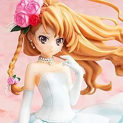 Toradora 1/7 Taiga Aisaka: Wedding Dress Ver. PVC szobor figura 21 cm termékfotó