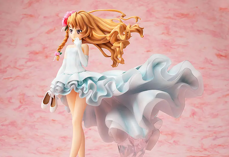 Toradora! CAworks 1/7 Taiga Aisaka: Wedding Dress Ver. PVC szobor figura 21 cm termékfotó