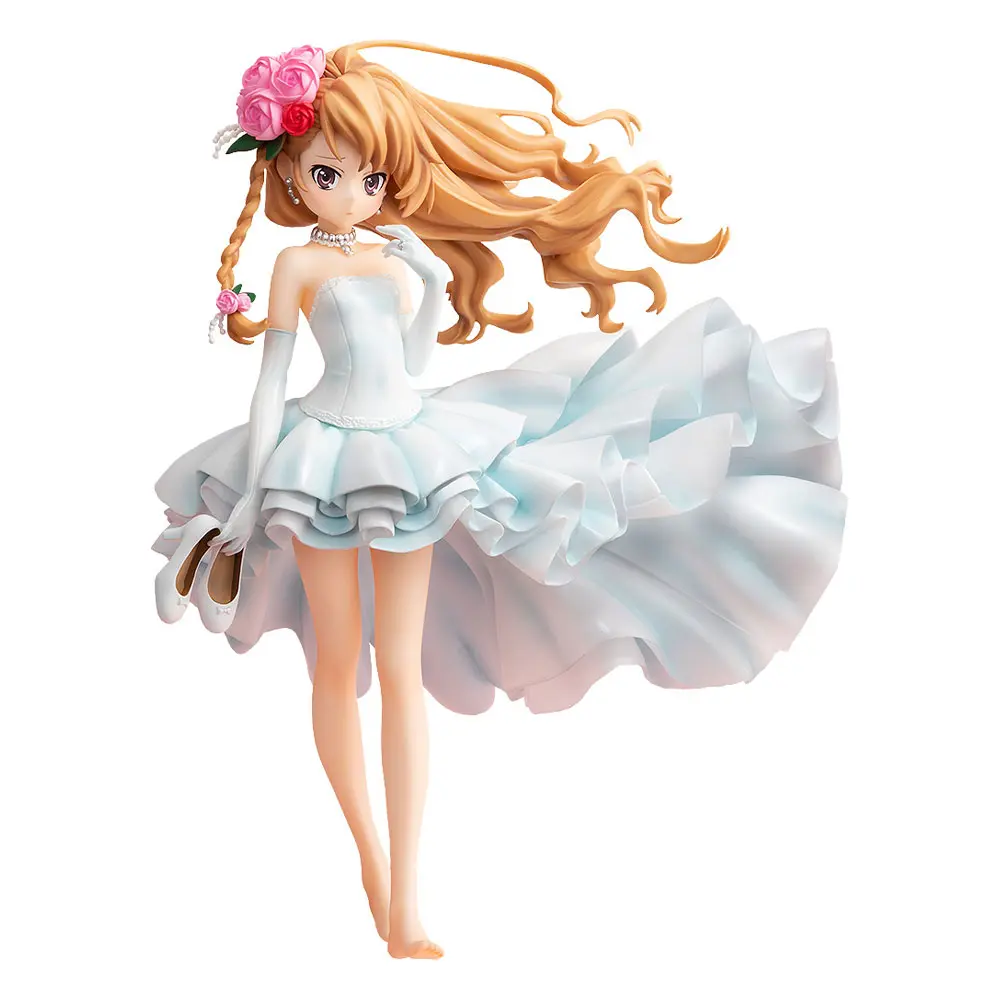 Toradora! CAworks 1/7 Taiga Aisaka: Wedding Dress Ver. PVC szobor figura 21 cm termékfotó