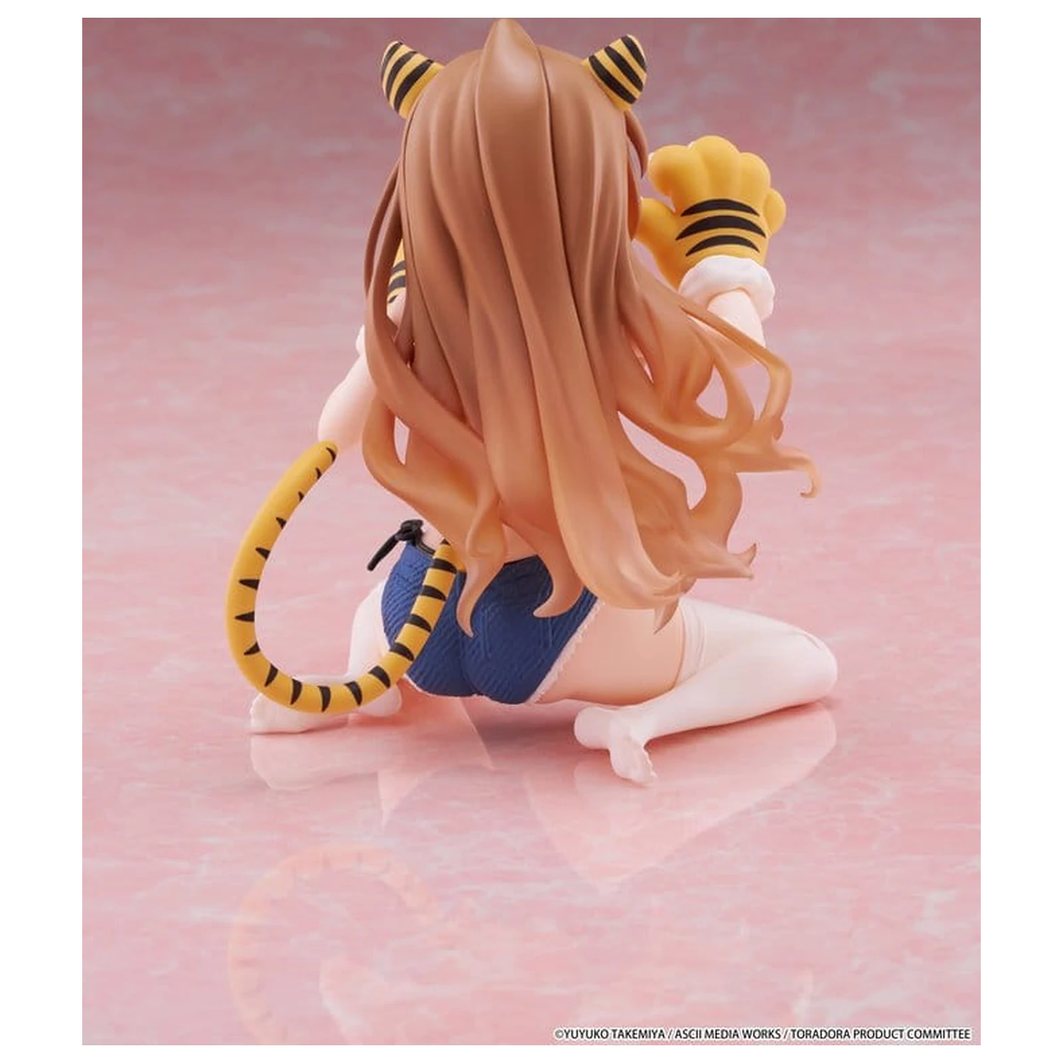 Toradora! Desktop Cute Taiga Aisaka (Tiger Costume Swimwear Ver.) PVC figura 13 cm termékfotó