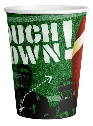 Touchdown papír pohár 8 db-os 250 ml termékfotó