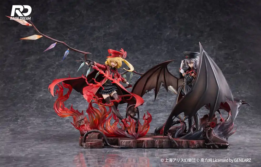 Touhou Project 1/6 Flandre Scarlet Military Uniform Ver. PVC szobor figura 27 cm termékfotó