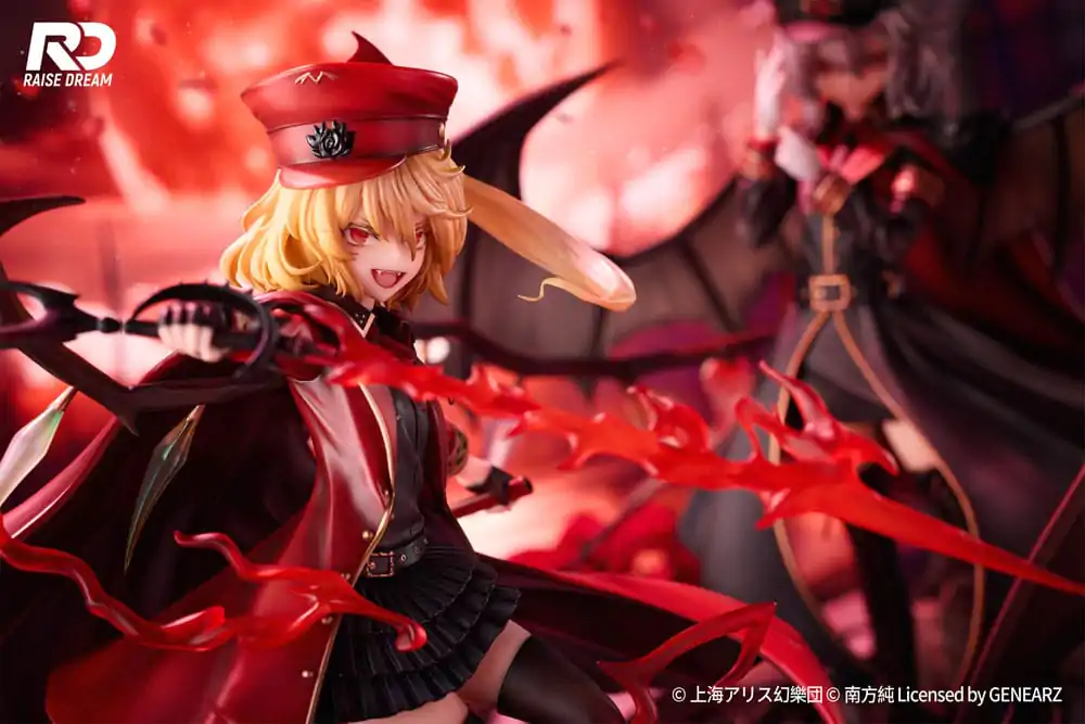 Touhou Project 1/6 Flandre Scarlet Military Uniform Ver. PVC szobor figura 27 cm termékfotó
