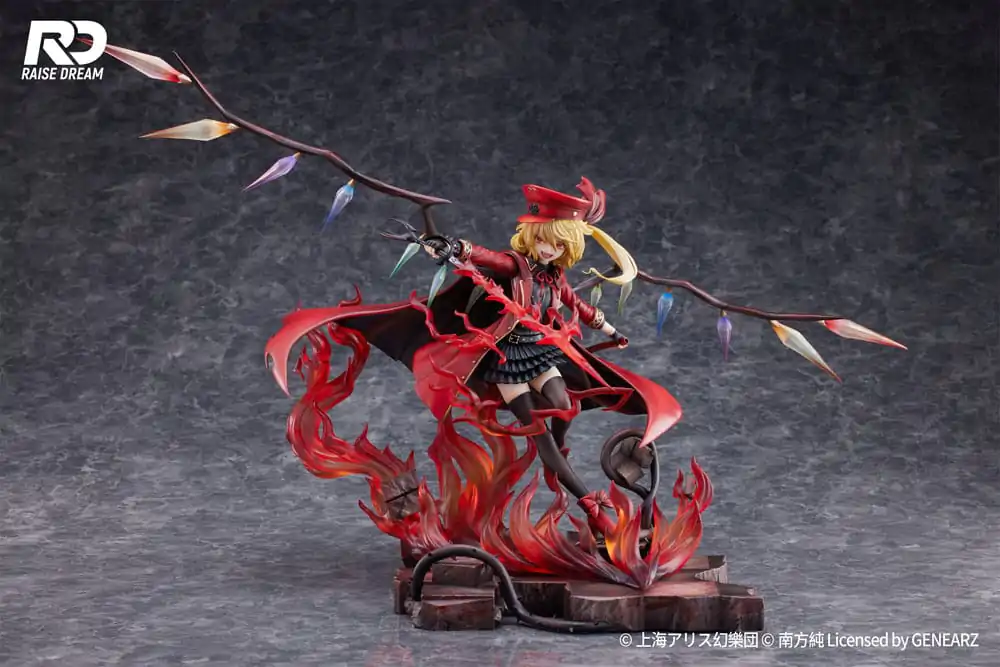 Touhou Project 1/6 Flandre Scarlet Military Uniform Ver. PVC szobor figura 27 cm termékfotó