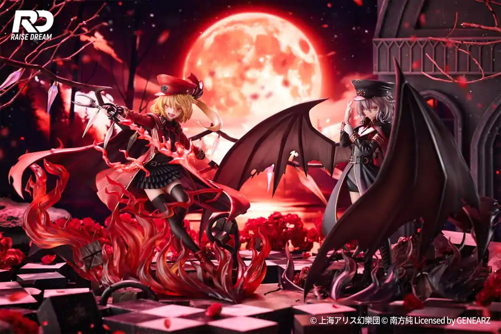 Touhou Project 1/6 Flandre Scarlet Military Uniform Ver. PVC szobor figura 27 cm termékfotó