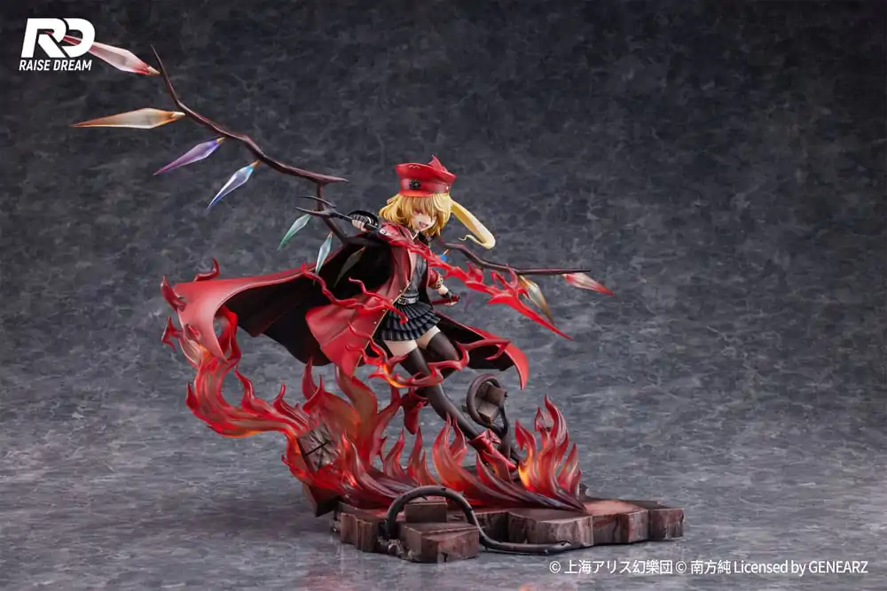Touhou Project 1/6 Flandre Scarlet Military Uniform Ver. PVC szobor figura 27 cm termékfotó