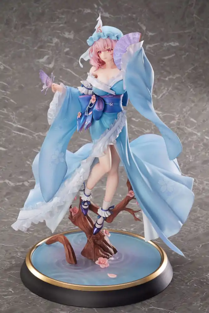 Touhou Project 1/6 Ghost From the Calamitous Nirvana Yuyuko Saigyouji Deluxe Edition PVC szobor figura 32 cm termékfotó
