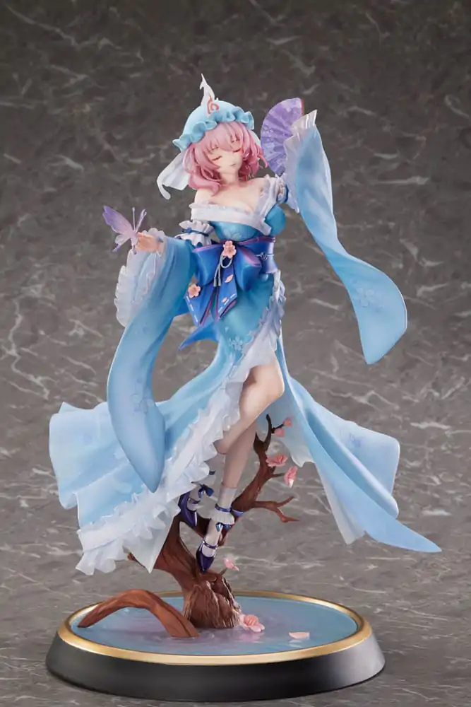 Touhou Project 1/6 Ghost From the Calamitous Nirvana Yuyuko Saigyouji Deluxe Edition PVC szobor figura 32 cm termékfotó