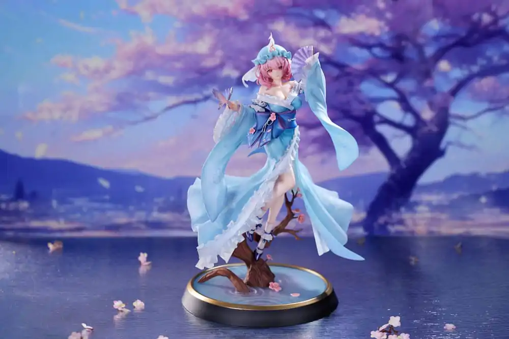Touhou Project 1/6 Ghost From the Calamitous Nirvana Yuyuko Saigyouji Deluxe Edition PVC szobor figura 32 cm termékfotó