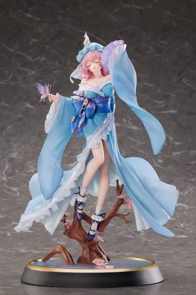 Touhou Project 1/6 Ghost From the Calamitous Nirvana Yuyuko Saigyouji Deluxe Edition PVC szobor figura 32 cm termékfotó