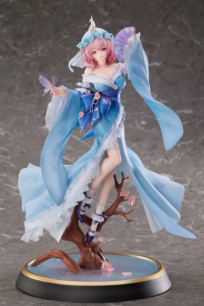 Touhou Project 1/6 Ghost From the Calamitous Nirvana Yuyuko Saigyouji Deluxe Edition PVC szobor figura 32 cm termékfotó