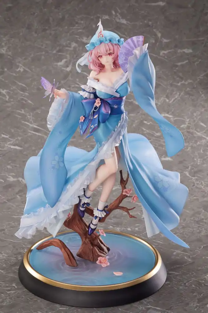 Touhou Project 1/6 Ghost From the Calamitous Nirvana Yuyuko Saigyouji Deluxe Edition PVC szobor figura 32 cm termékfotó