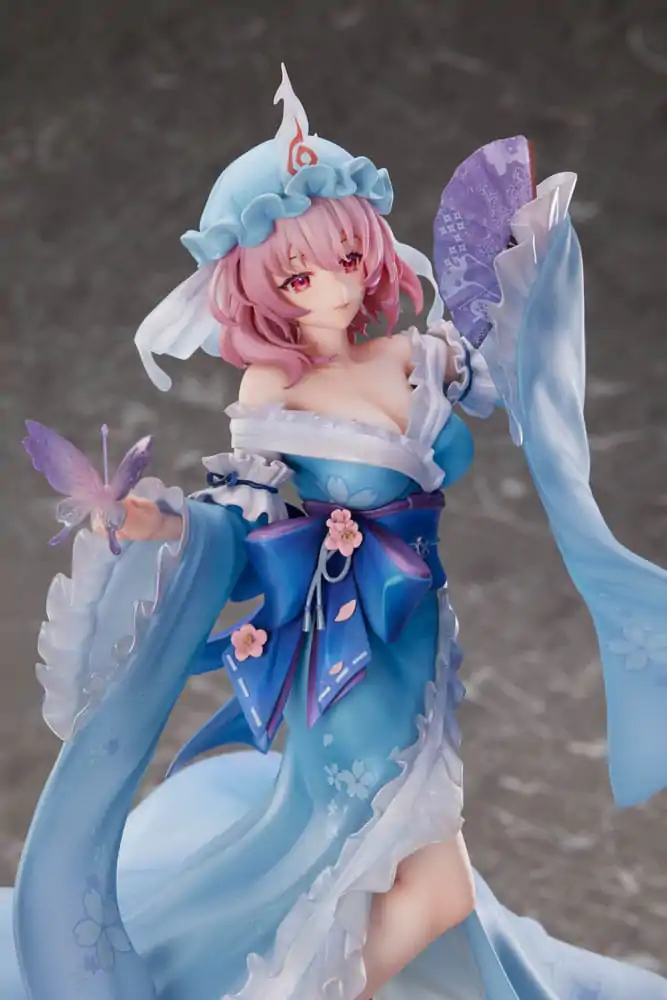 Touhou Project 1/6 Ghost From the Calamitous Nirvana Yuyuko Saigyouji Deluxe Edition PVC szobor figura 32 cm termékfotó
