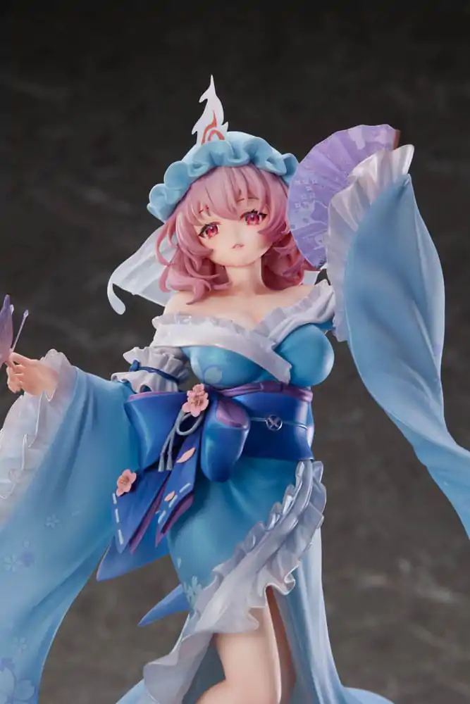 Touhou Project 1/6 Ghost From the Calamitous Nirvana Yuyuko Saigyouji Deluxe Edition PVC szobor figura 32 cm termékfotó