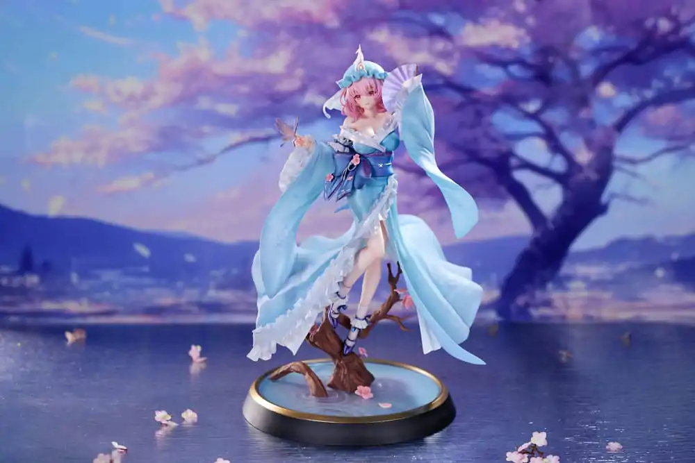 Touhou Project 1/6 Ghost From the Calamitous Nirvana Yuyuko Saigyouji Deluxe Edition PVC szobor figura 32 cm termékfotó